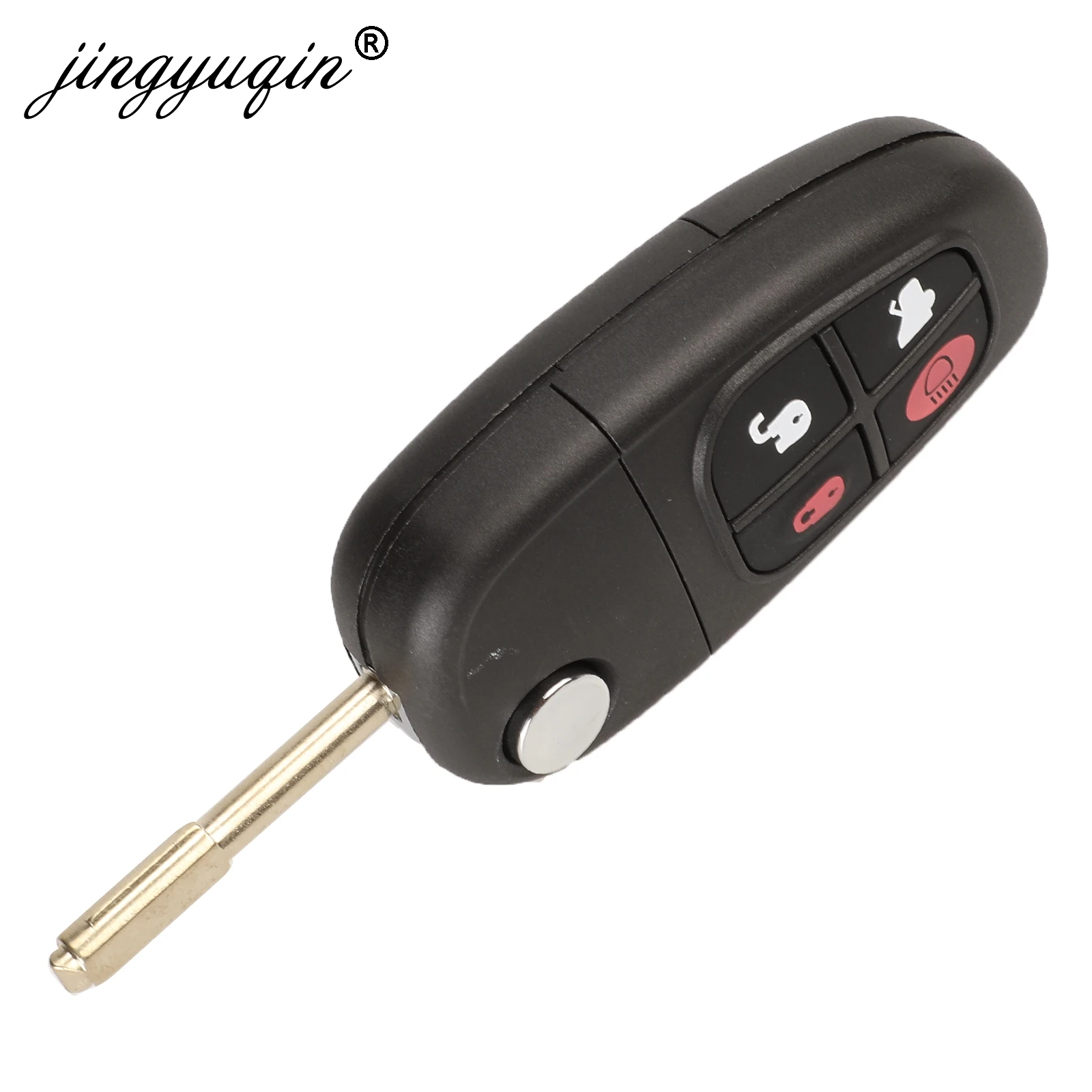 jingyuqin 315/433Mhz Car Flip Remote Key for Jaguar X-Type S-Type 1999-2009 XJ XJR 2002-2008 4D60 chip NHVWB1U241