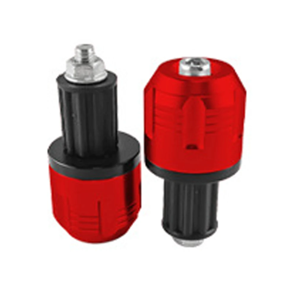 Off Road Electric Motorcycle Accessory Aluminum Alloy Handlebar End Covers Featuring 6 Slot Grip Enhancement Structure