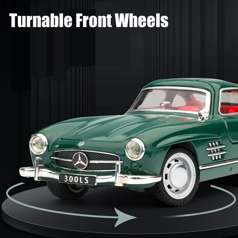 1/32 メルセデスベンツ 300SL おもちゃの車のモデル ダイキャスト