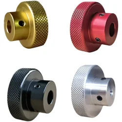 Aluminum Alloy Machine Tool Hand Wheel Plate Knurling Oxidation Handle Valve Embossed Sliding Table Screw Rod round Light Hole