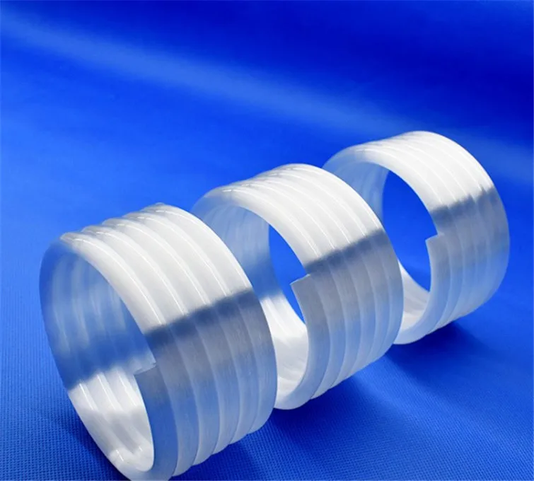 High quality opaque helical quartz tube for Muffle furnace