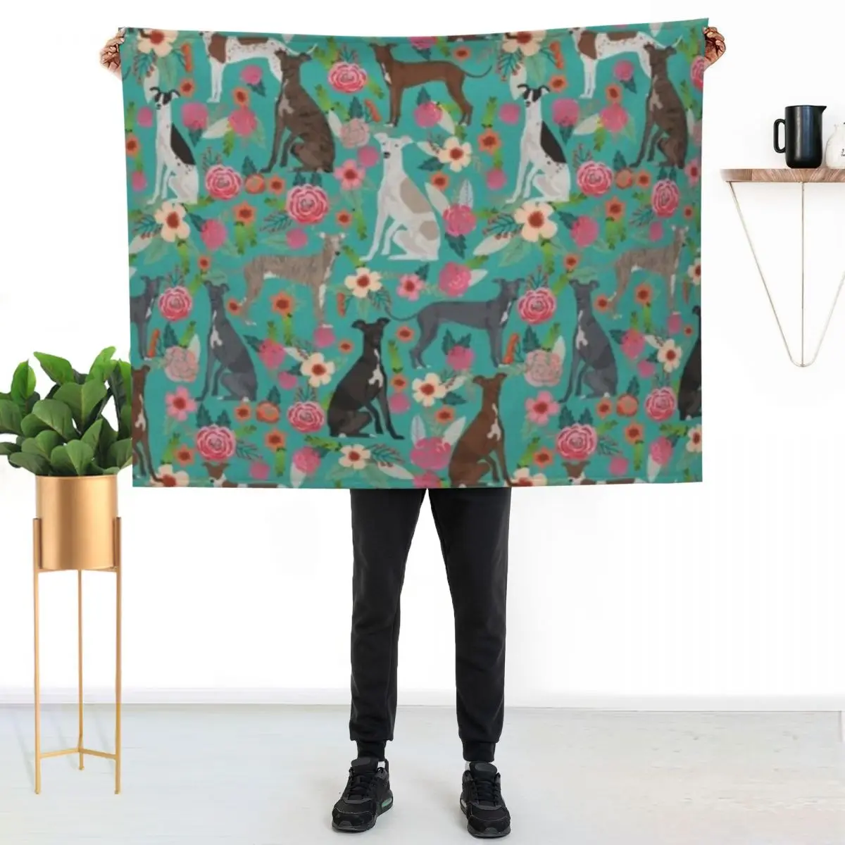 GREYHOUND Throw Blanket Blankets For Sofas Soft Plaid For Sofa Thin cosplay anime Thins Soft Big Blankets