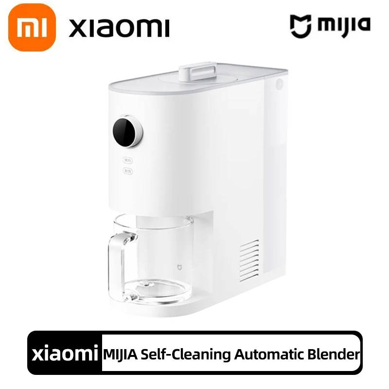 Mijia Xiaomi Food Processor Household Soymilk Juicer Automatic Cleaning 4L Water Tank Intelligent Selfcleaning Both Hot And Cold