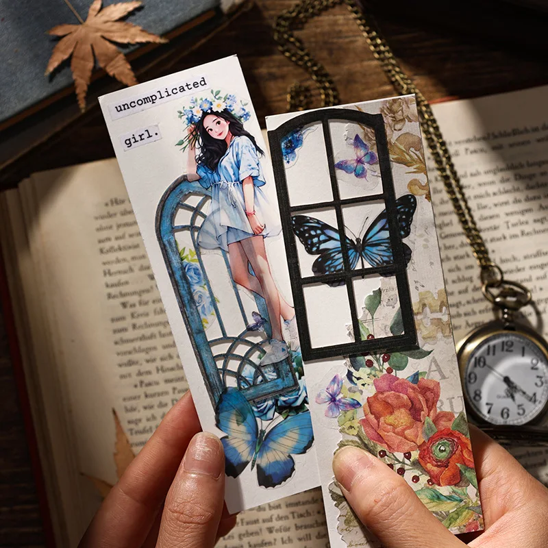 10pcs/lot Memo Pads Material Paper Elegant Carved Window Junk Journal Scrapbooking paper Decoration stationery