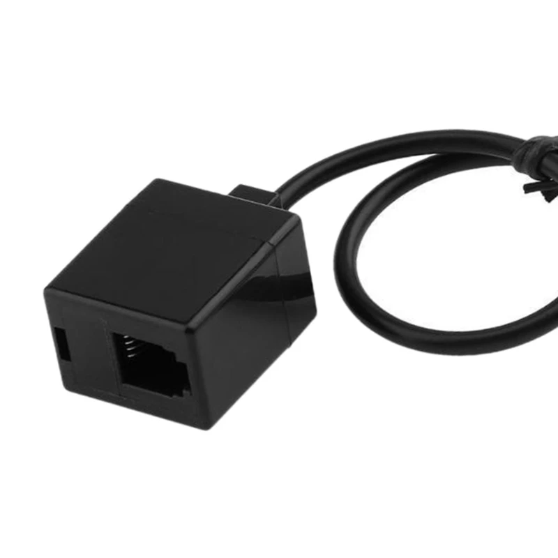 RJ9 4P4C Male To RJ9 4P4C Female Connector Telephone Adapter Cable Wire Telephone Extension Cord Converter Accessories