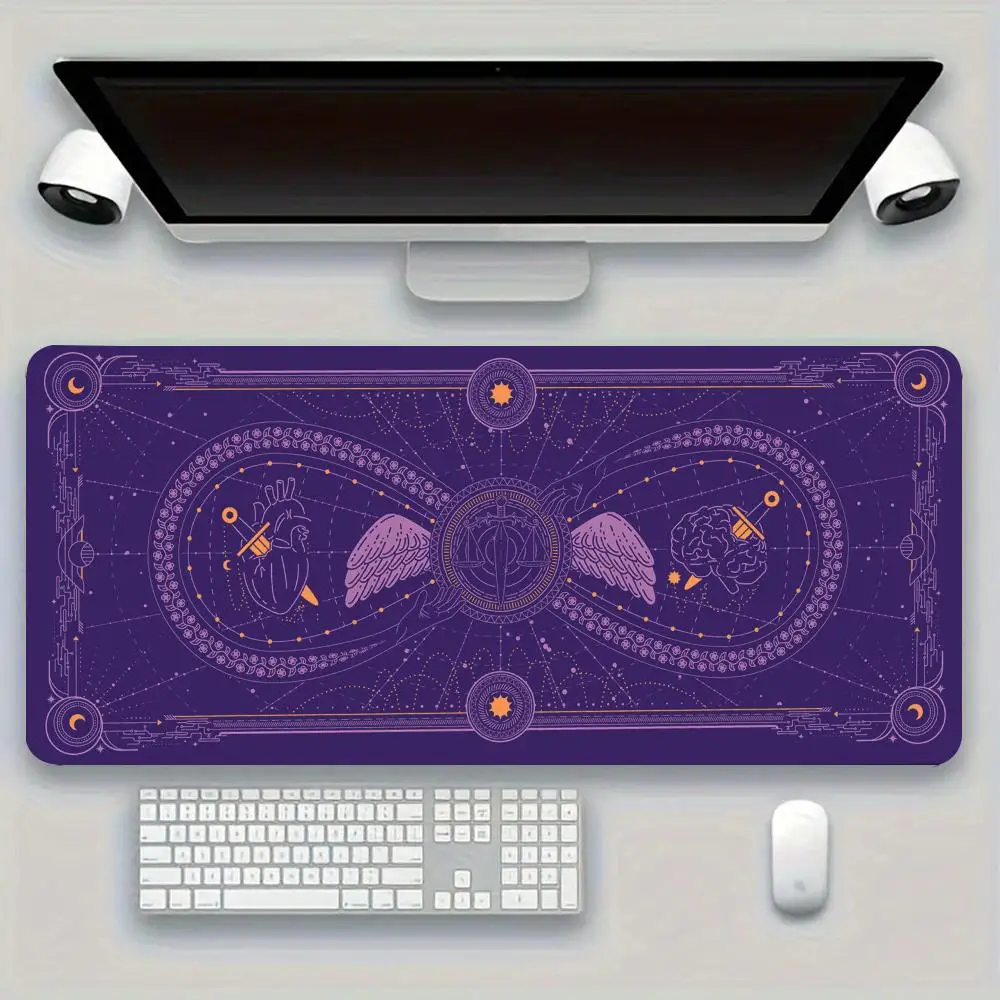 

Cute Mouse Pad, Angel Wing Style Design Mouse Pad, Rubber Desk Mat, Large Size Gaming Mouse Pad, Suitable for Office and Gaming