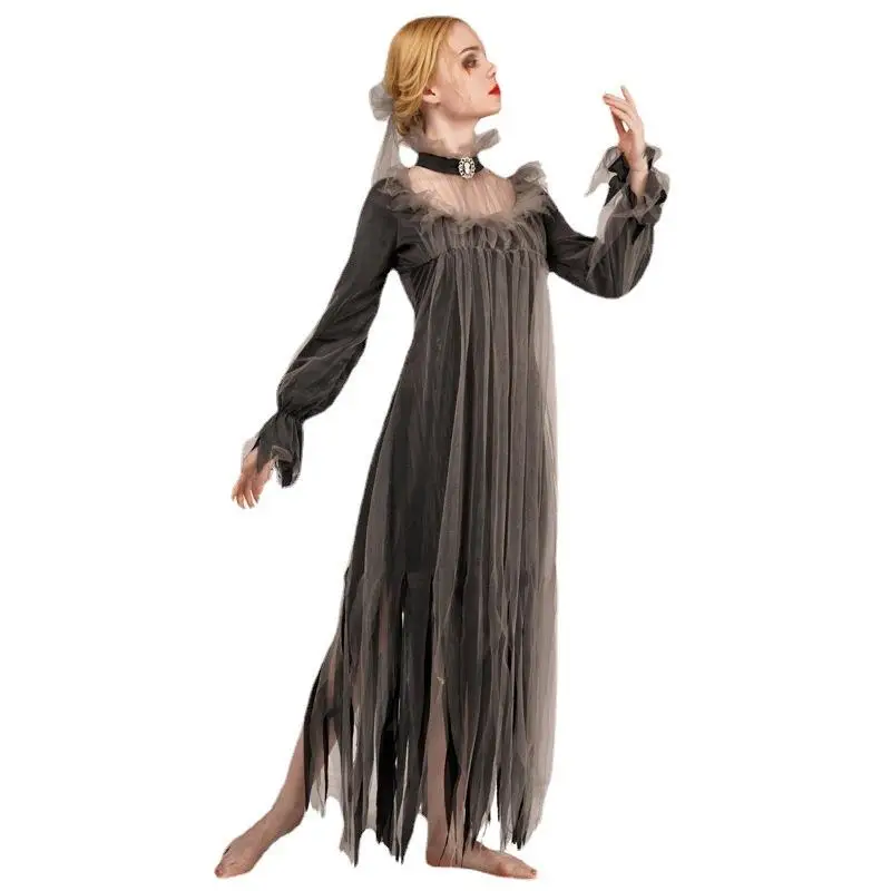 Adulte femmes loween Zombie mariée terreur fantôme Costume jupe Cosplay accessoires mariage Dr PU matériel KTV Par Dr