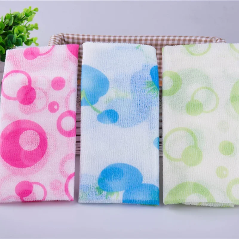 Beauty Skin Exfoliating Cloth Washcloth Japanese Body Wash Towel Nylon Bath Towel Skin Polishing Towel Scrubber Tool
