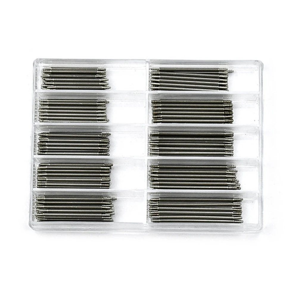 BD.067 200PCS/Box Stainless Steel Watch Spring Bar Double Flange 21mm-30mm Bigger Size Watchband Link Spring Bar For Watchmakers