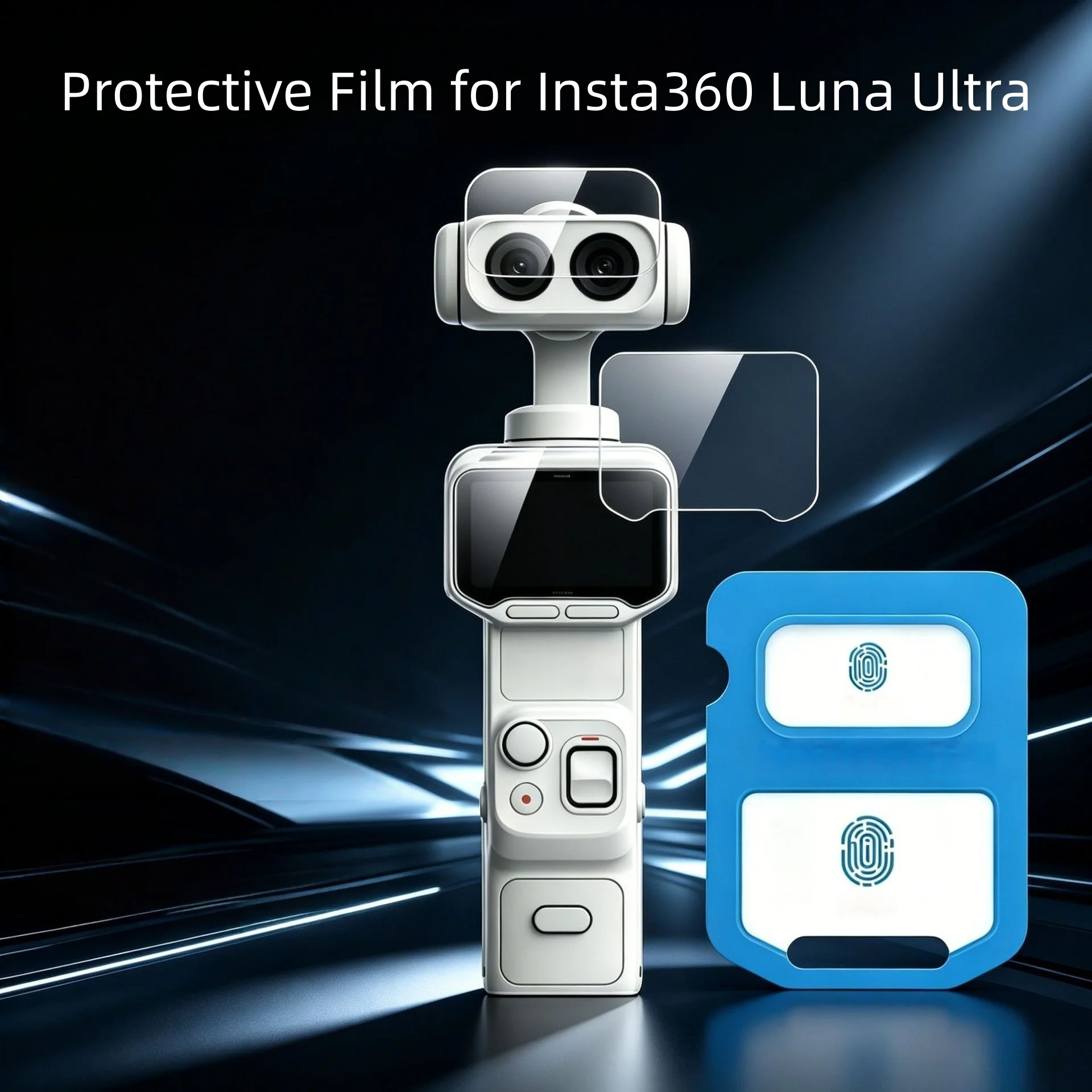 

Tempered glass screen protector for Insta360 Luna Ultra camera
