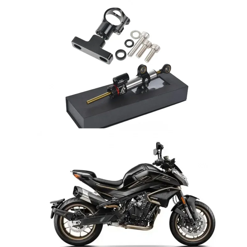 

Motorcycle Accessories Directional Damper Shock Absorber Stabilizer Steering Dampers Bracket For CFMOTO 800NK 2023 2024 NK800 NK