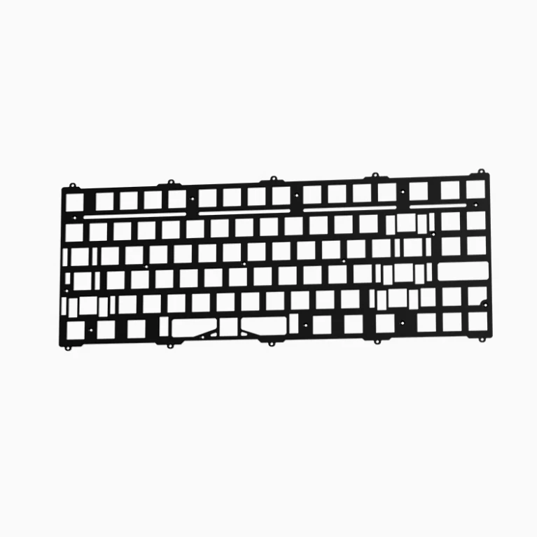 KBDfans Holy80 ANSI Keyboard Plates with Standoffs FR4/PC/CF/Aluminum/POM ( for PCB Mount Stab )
