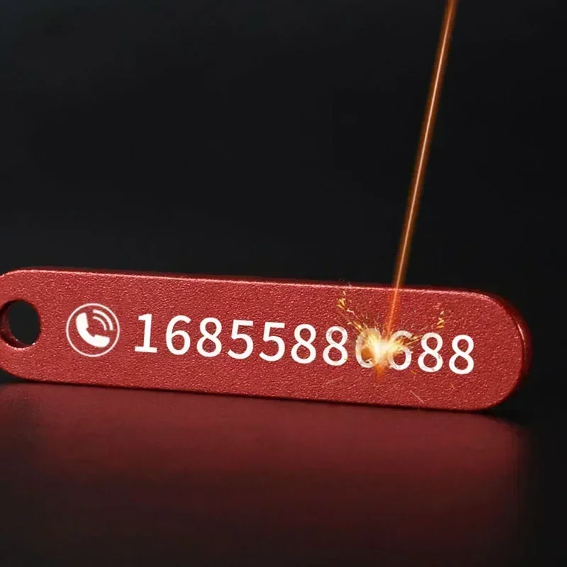 Fashion Custom Keychain Personalized Keychain Name Phone Number  Gift for  Anti-lost  Keyring Keychain Accessories