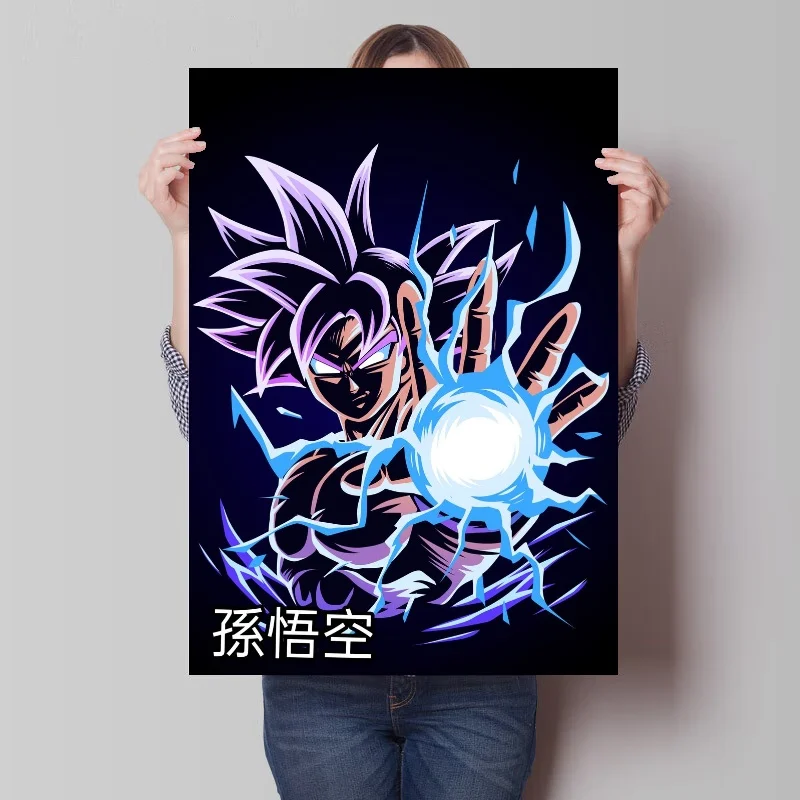 High Quality Bandai Dragon Ball Painting Poster Wall Art Prints Super Saiyan Modern Canvas Pictures Murals Kids Room Home Decor