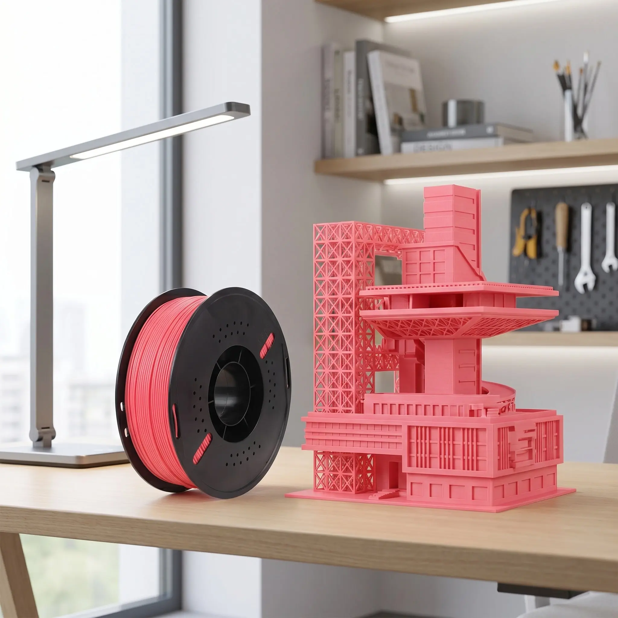 Filament 75MM High 3D Printer Printing Pla Halloween Christmas New Year Making Engines Designer Engineer Designers Pink