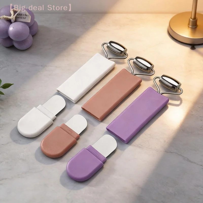 【M】Double Chin Reducer Massager Roller Facial Lifting Shape Scraping Blackhead Shovel Double Sided Beauty Tools