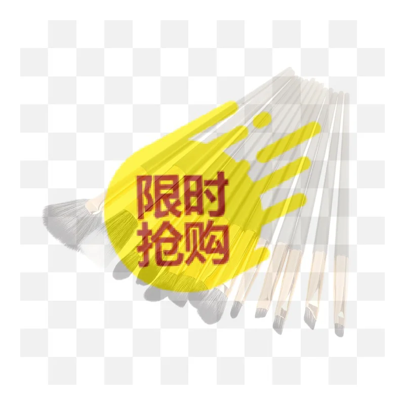 5/10/13/15Pcs Ultra-Thin Blade Eyeliner Brush Professional Eye Makeup Brush Set Nose Shadow Highlight Brush Eye Smudge Brush Kit