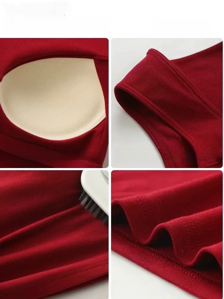 Pure Cotton Strapless Vest Women's Spring Summer New Style plus Size Slimming Sexy Top Inner Wear Outer Wear Sleeveless Shirt