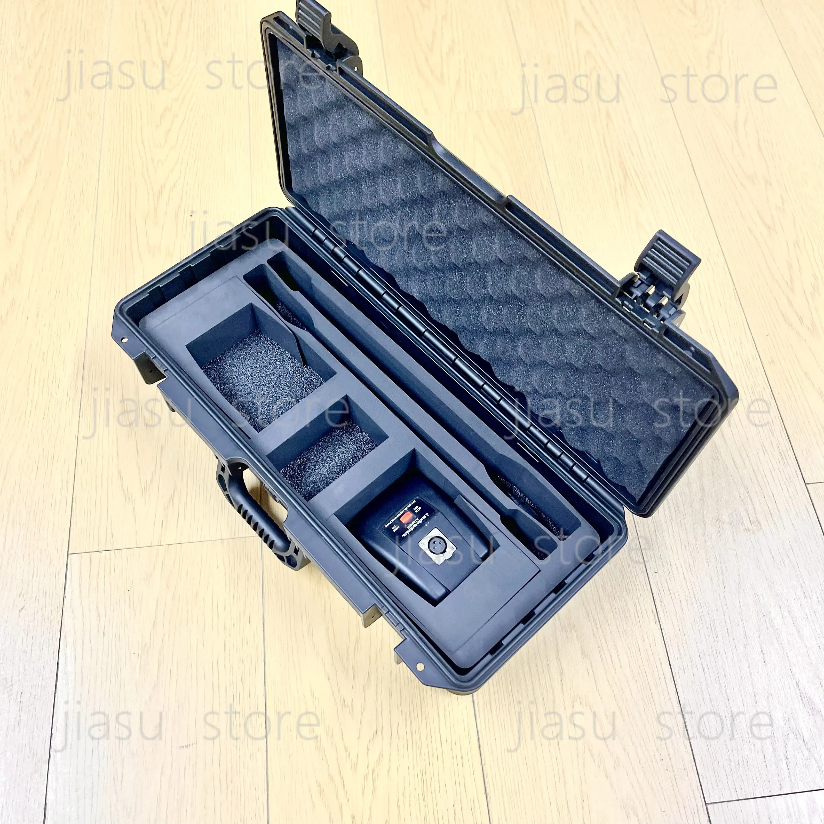 Desktop Conference Microphone Storage Flight Case, Protective Hard Carry Box for Gooseneck Speech Meeting Mic