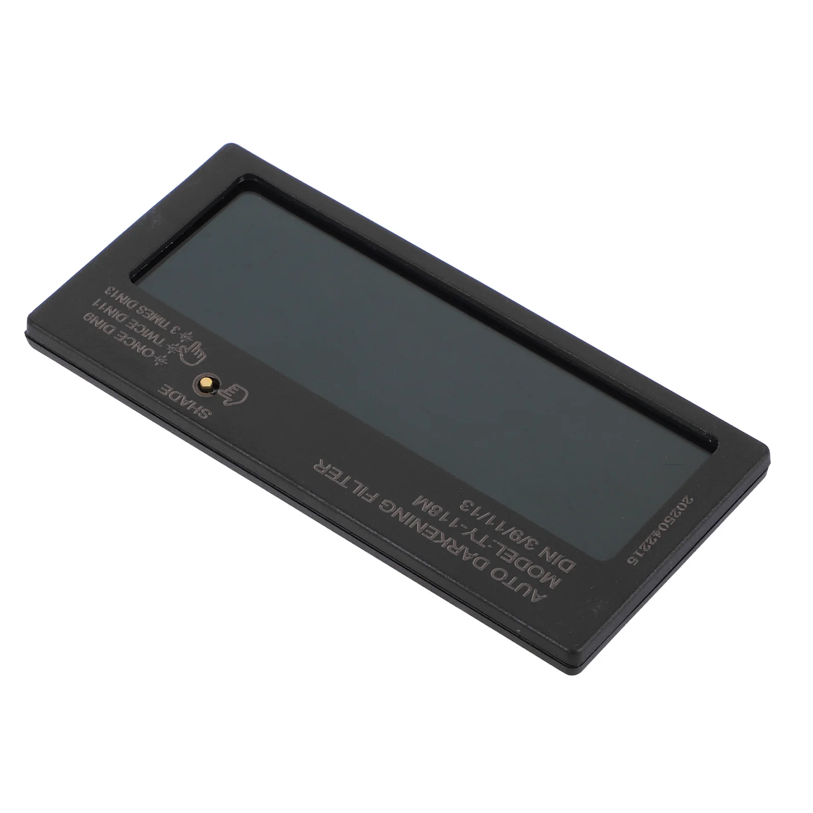 Replacement Solar-Powered Auto-Darkening Filter Clear View Anti-Glare High Transparency For