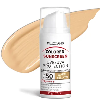 Tinted Sunscreen-Instant Glass Skin Glow BB Cream With SPF 50, Natural Glow,Waterproof,…
