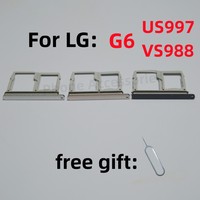 SIM Card SD Card Tray chip slot drawer card Holder For LG G6 US997 VS988 G600L H870 drawer chip SIM card tray SD card tray slot