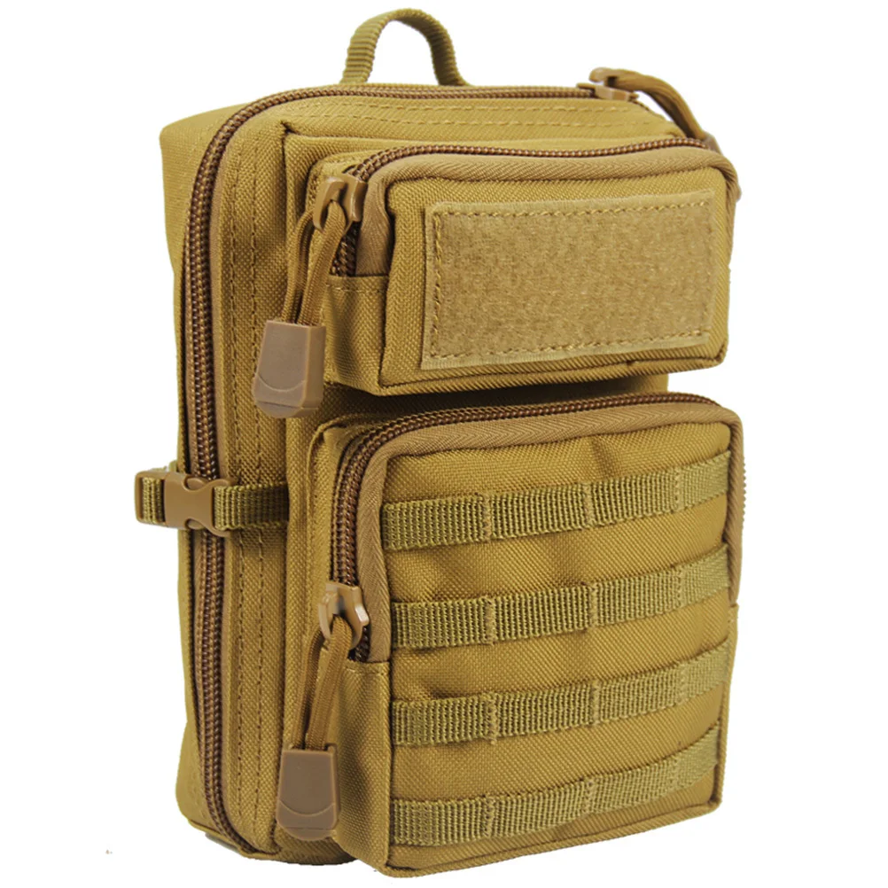 

First Aid Pouch Outdoor Phone Bag Portable Nursing Bag Travel Medicine Pouch Multi-Compartment Emergency Supplies