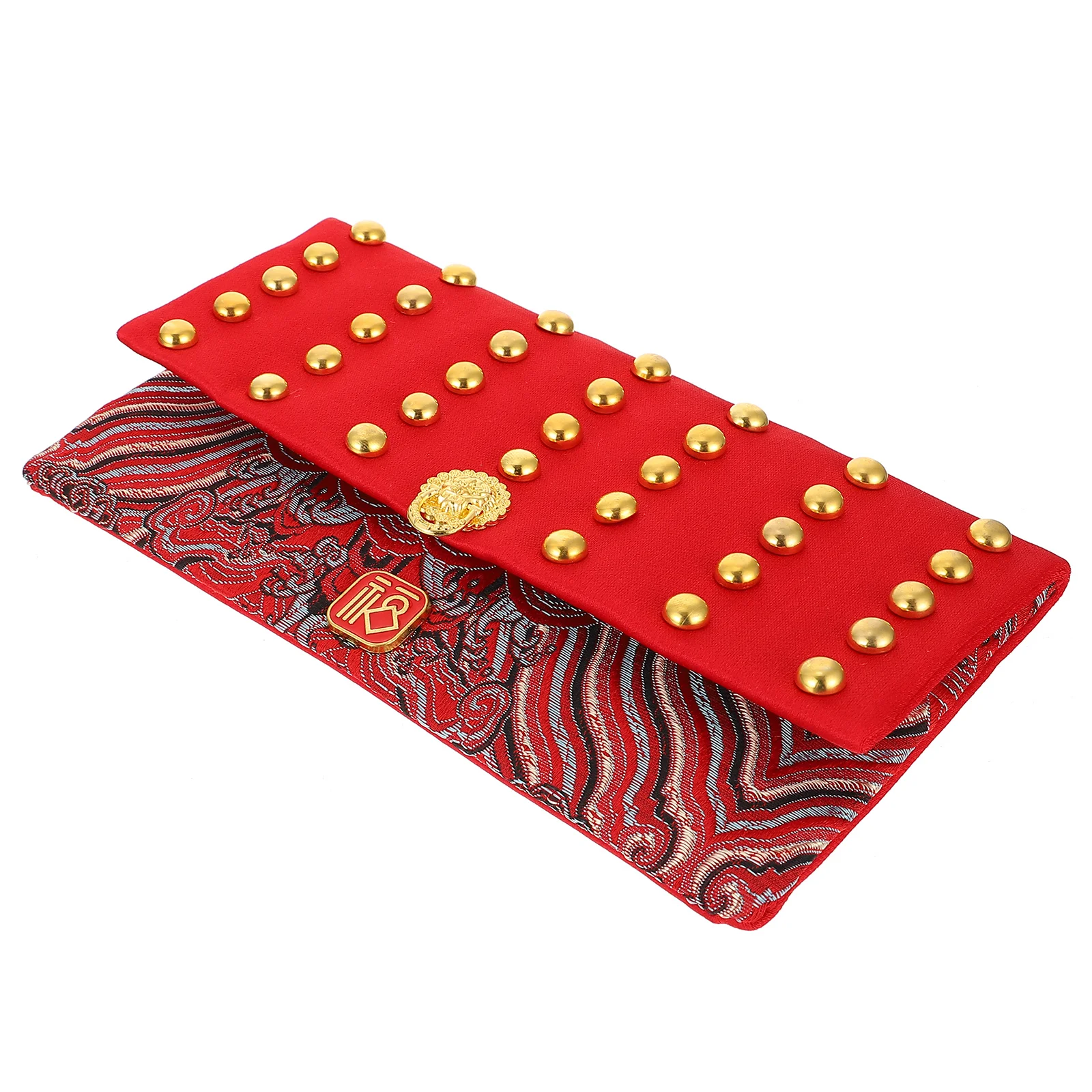 

1pc Chinese New Year Envelope Cloth Red Packet Festive Money Storage Bag Spring Festival Gift Traditional Holiday