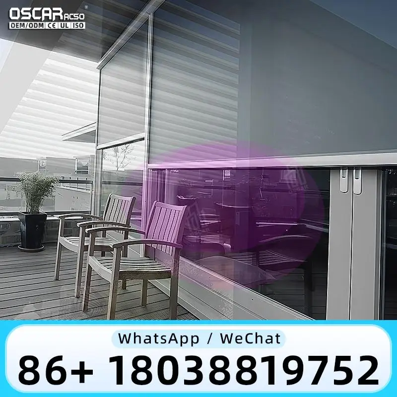 

Smart Outdoor Roller Curtain for Balcony Sun Protection Vertical Shutter Window Shade in European Regions Rolling shutter