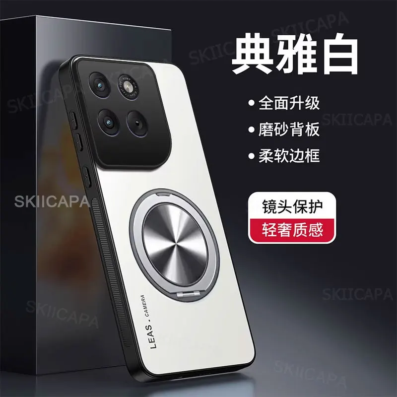 حافظة لهاتف موتورولا إيدج 70 AG غطاء حامل حلقي مغناطيسي متجمد لهاتف موتو إيدج 70 X70 ممتص للصدمات الهوائي غير اللامع للكاميرا #5