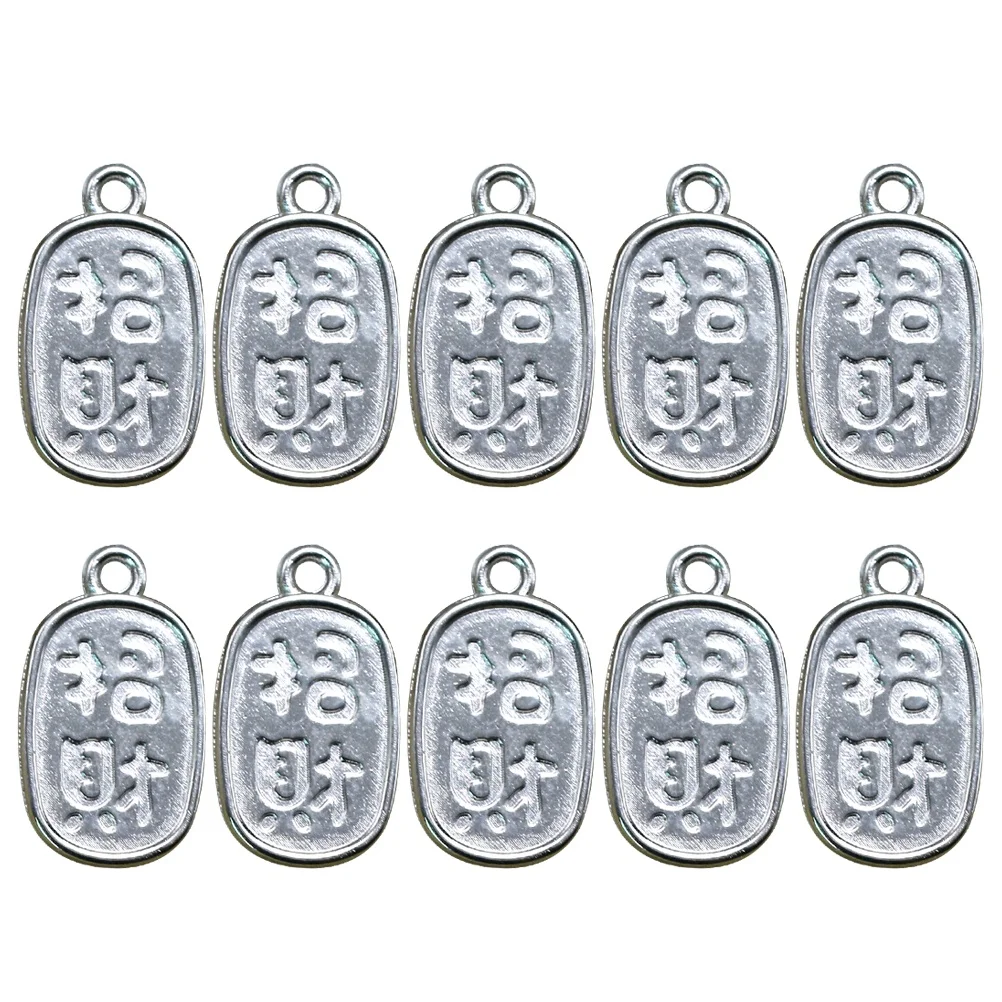 

100pcs Alloy Necklace Pendant for DIY Bracelet Keychain Creative Design Jewelry Making Supplies Attractive Decor Gifts