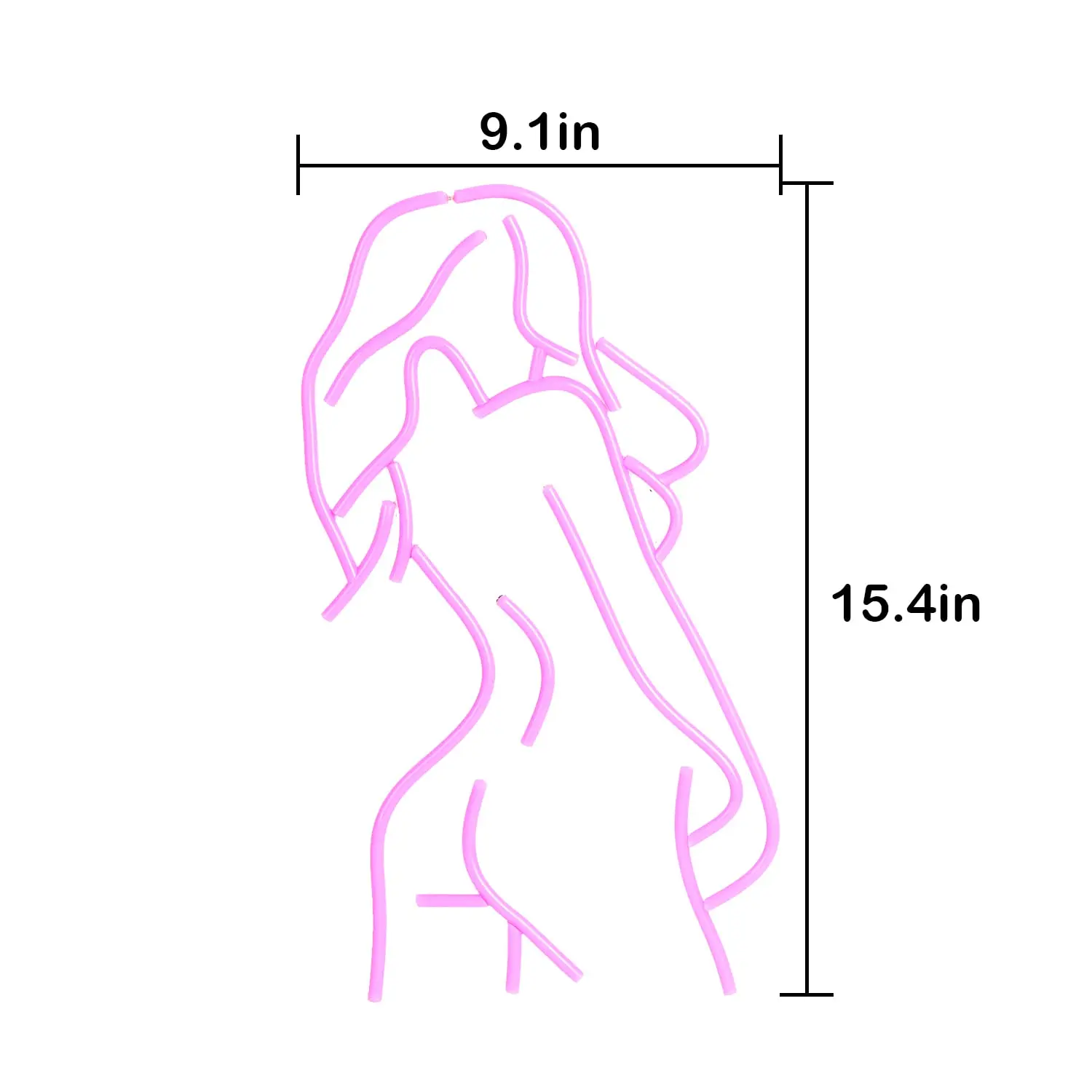 Sexy Girl Women Body Back Neon Lights for Bedroom Gaming Room Bar Club Home Birthday Party Decor For Windows Wall Doors LED Sign