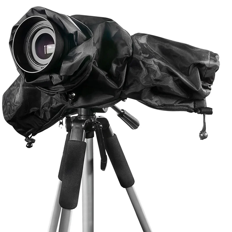 

-AT37 дождевик для камеры, дождевик, водонепроницаемый плащ, черный, портативный для Canon, Nikon, Sony Olympus