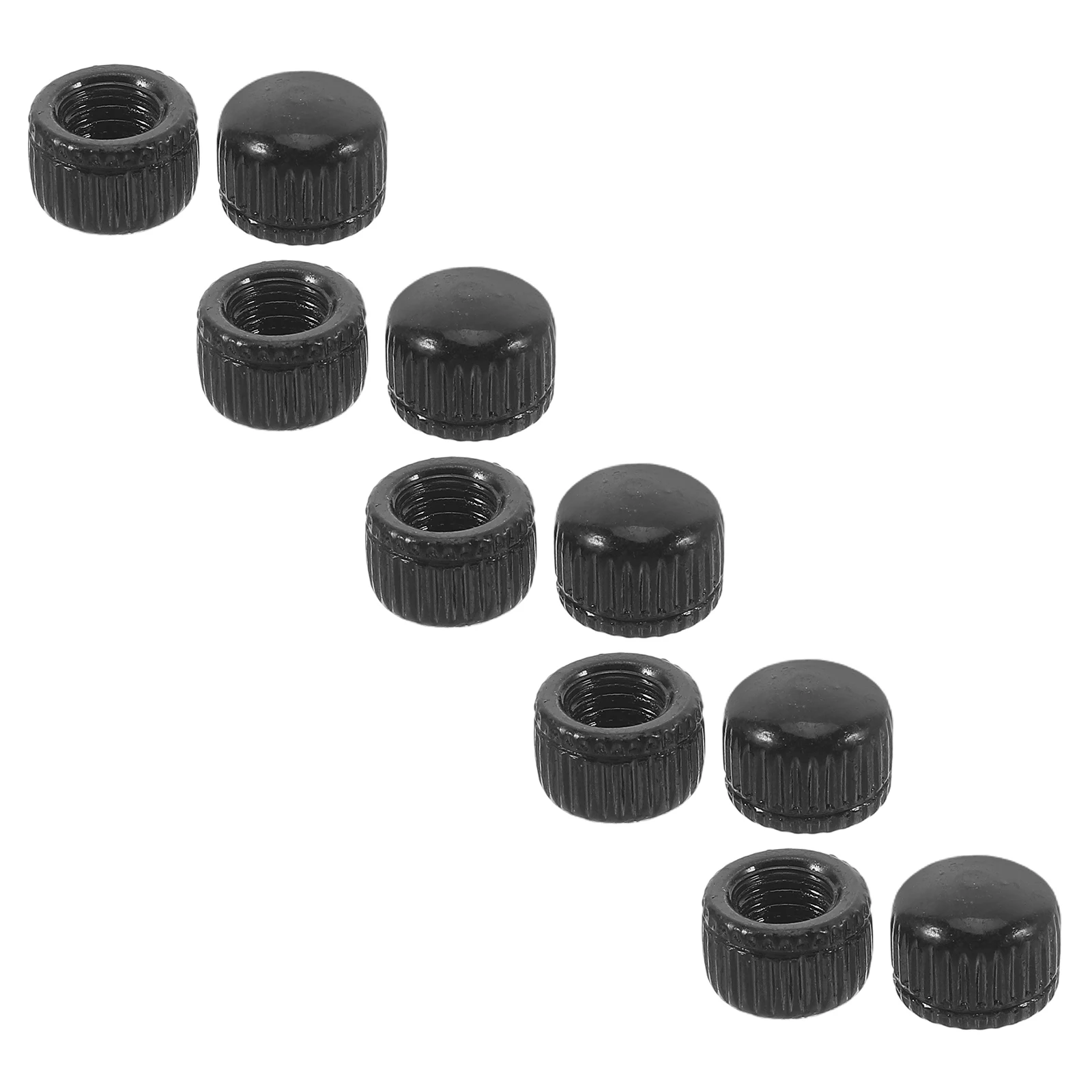 

10pcs Lamp Nuts Elegant Metal Cap Finials for Lighting Fixtures Home Decor Screw Base Adapter Lamp Shade Finial