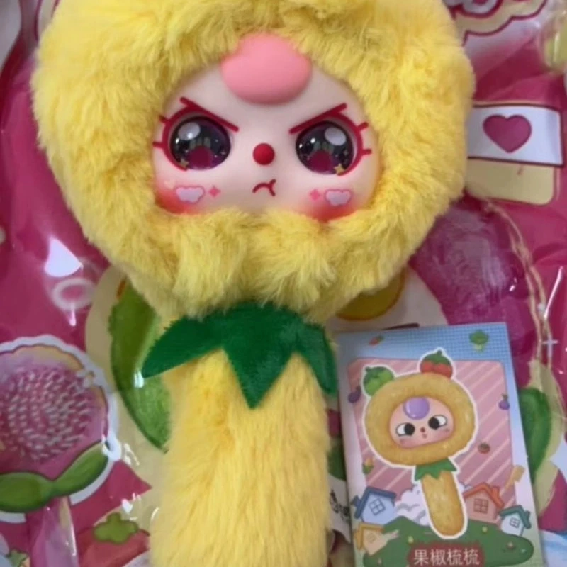 

Новая детская три расчески из 8 шт. Плюшевая серия слепая коробка для игры с милыми ежедневными расческами и коллекцией загадочной коробки подарков