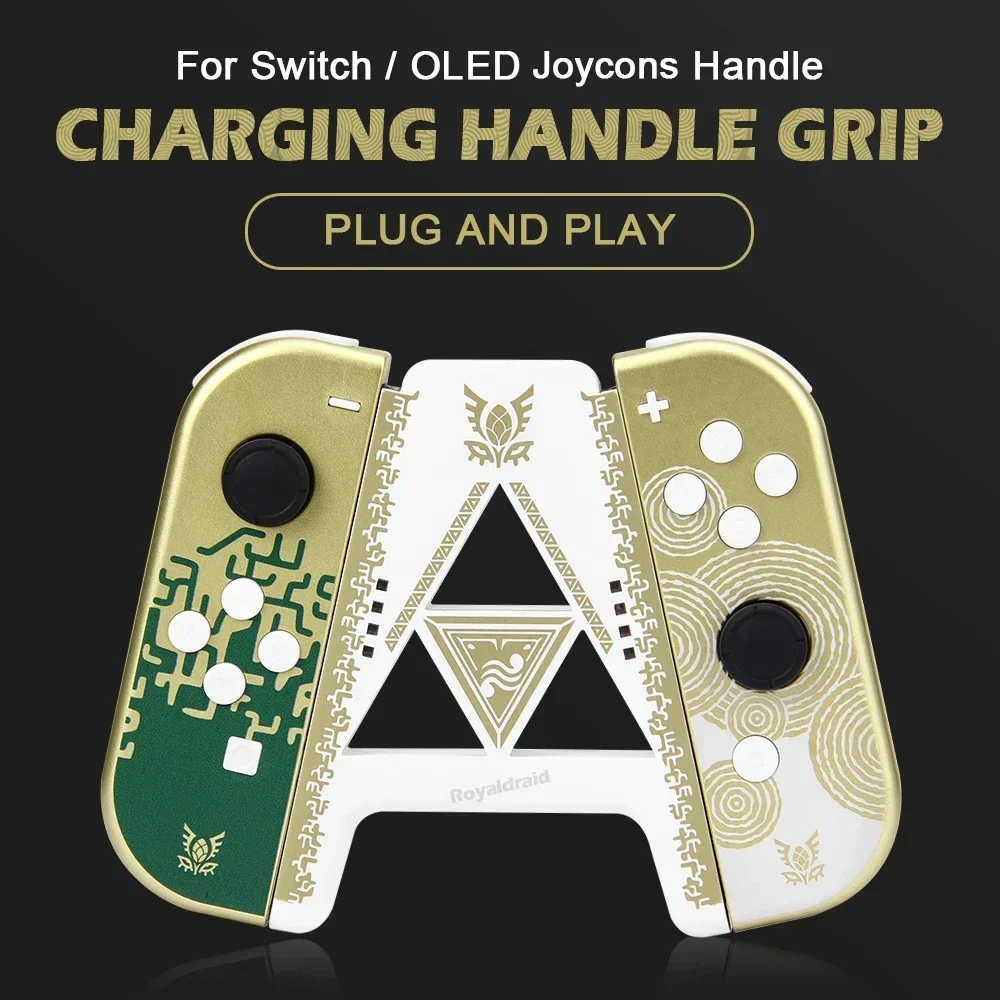 NEW Limited Edition Game Controller Left Right Charging Dock Grip For NA Switch & OLED Joycons Handle Grip Gamepad Charger Stand - view 3
