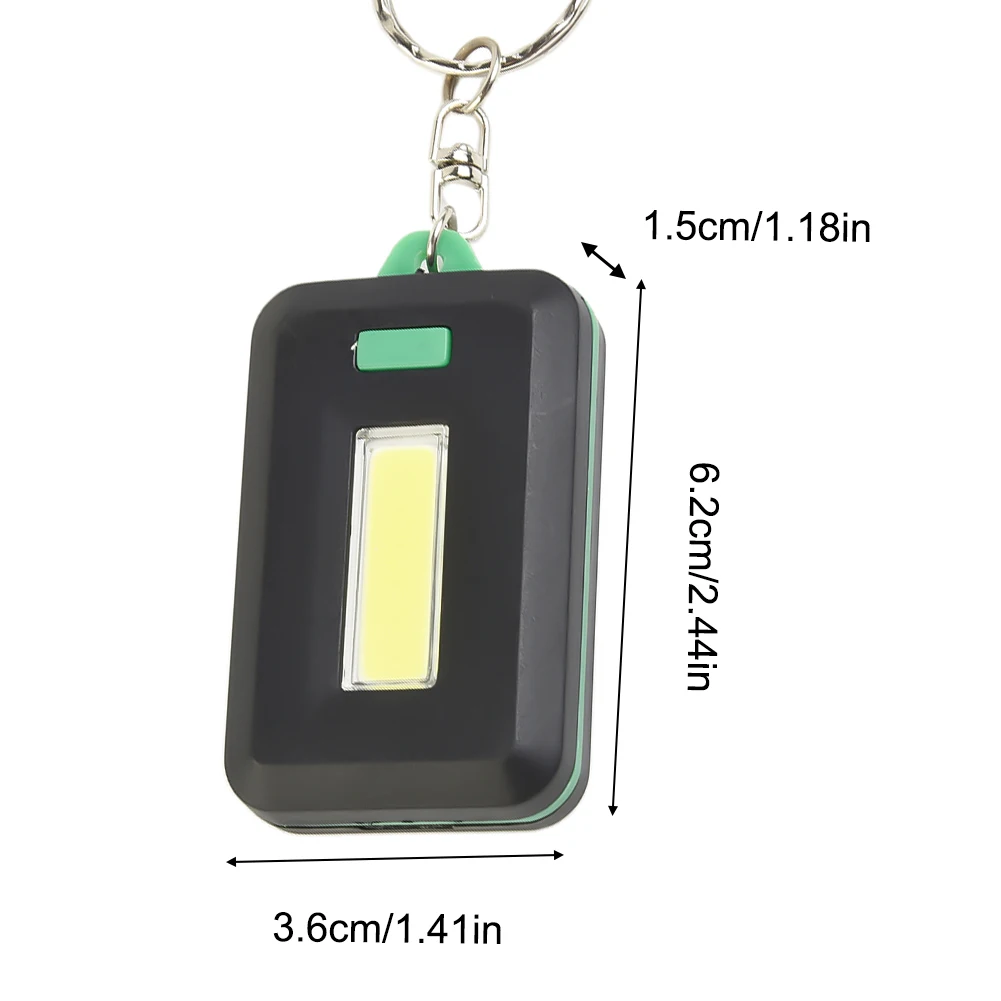 For LED Bright Torch Keychain Flashlight Camping Night Walking 1 PC 3 Light Modes Beam Wide Bright Mountaineering