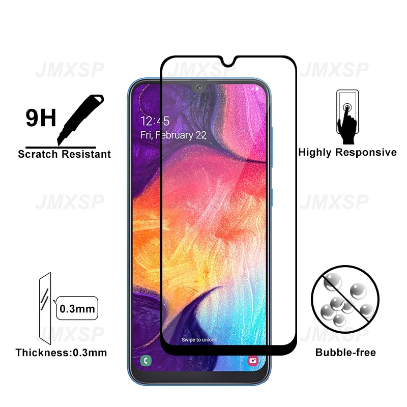 3Pcs Protective Glass For Samsung Galaxy A10 A30 A50 A70 A20 A80 A90 Tempered Glass For Samsung M30 M20 M10 M40 M30S A10S Glass