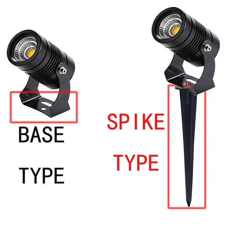 Dimmable Waterproof Landscape LED Lawn Light 12V 110V 220V Landscape Spot Light IP65 Outdoor LED Light 3W 5W 7W 10W Garden Lamp