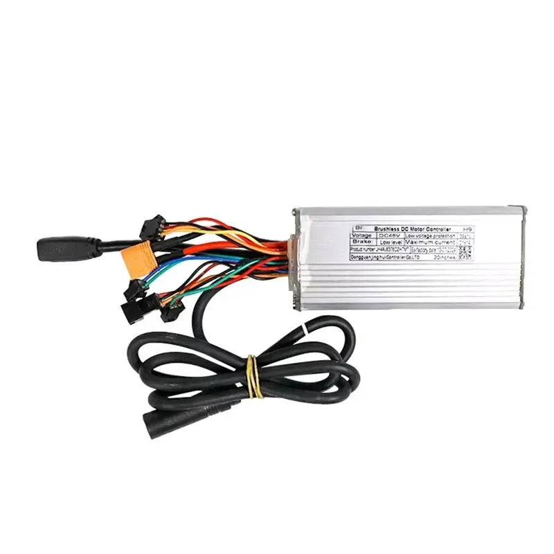 

Red Plug 48V 21A 500W Fat E-Bike Controller 45KM/H For OUXI H9 500W Electric Bicycle Replacement Control Board