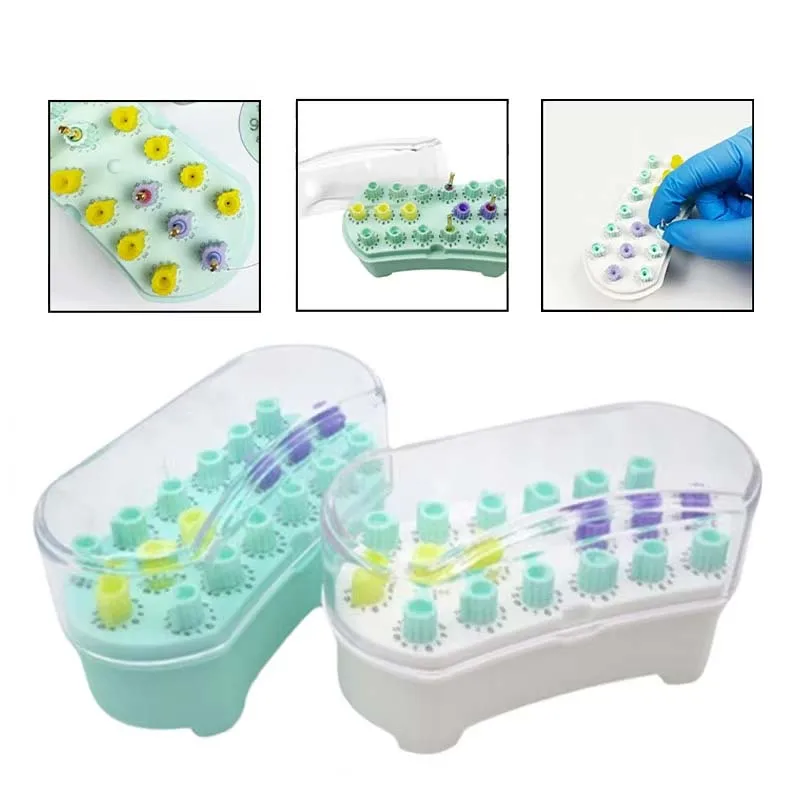 

Коробка для стоматологической дезинфекции для эндофайлов, 12-кратный держатель эндодонтических файлов корневых каналов с счетчиком, автоклавируемый дезинфекционный чехол