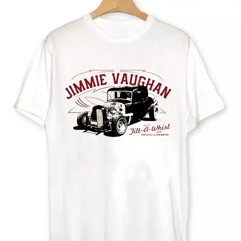 Jimmie Vaughan And The Tilt A Whirl Band White All Size T Shirt He960