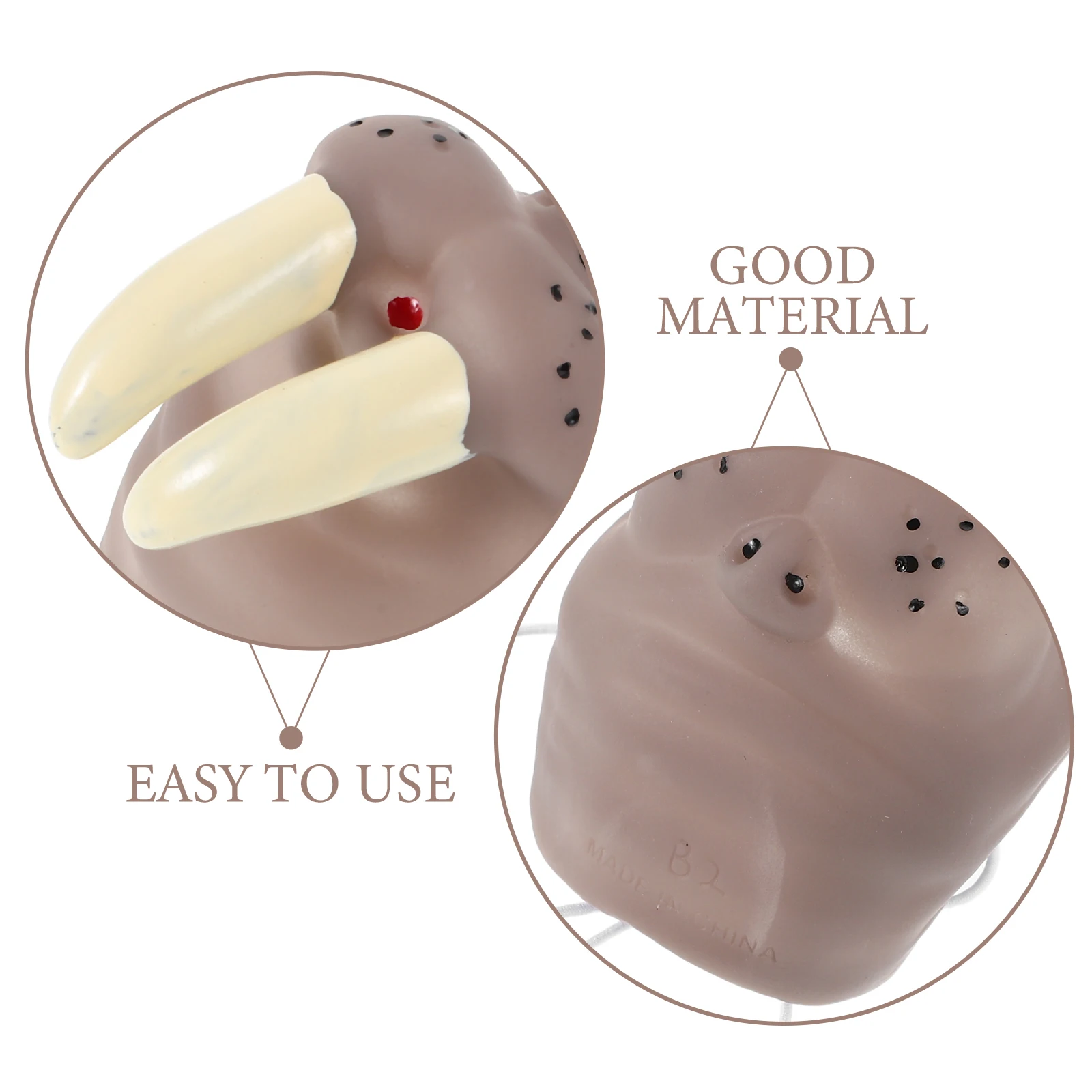 1 قطعة قناع الأنف الفيل البحر للحزب تأثيري واقعية الحيوان الأنف الدعامة كابينة تصوير الديكور المحمولة محاكاة التبعي #3