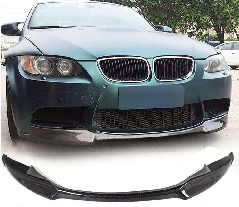 Carbon Fiber Front Bumper Lip Spoiler  for BMW 3 Series E90 E92 M3 2008-2013