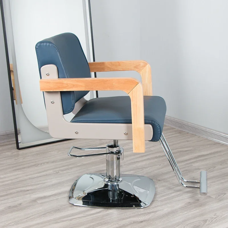 Kappersstoelen Retro Stoel Barkruk Haarstylist Salonstations Kapper Eenvoud Stoelen Silla Barberia Kapper Schoonheid