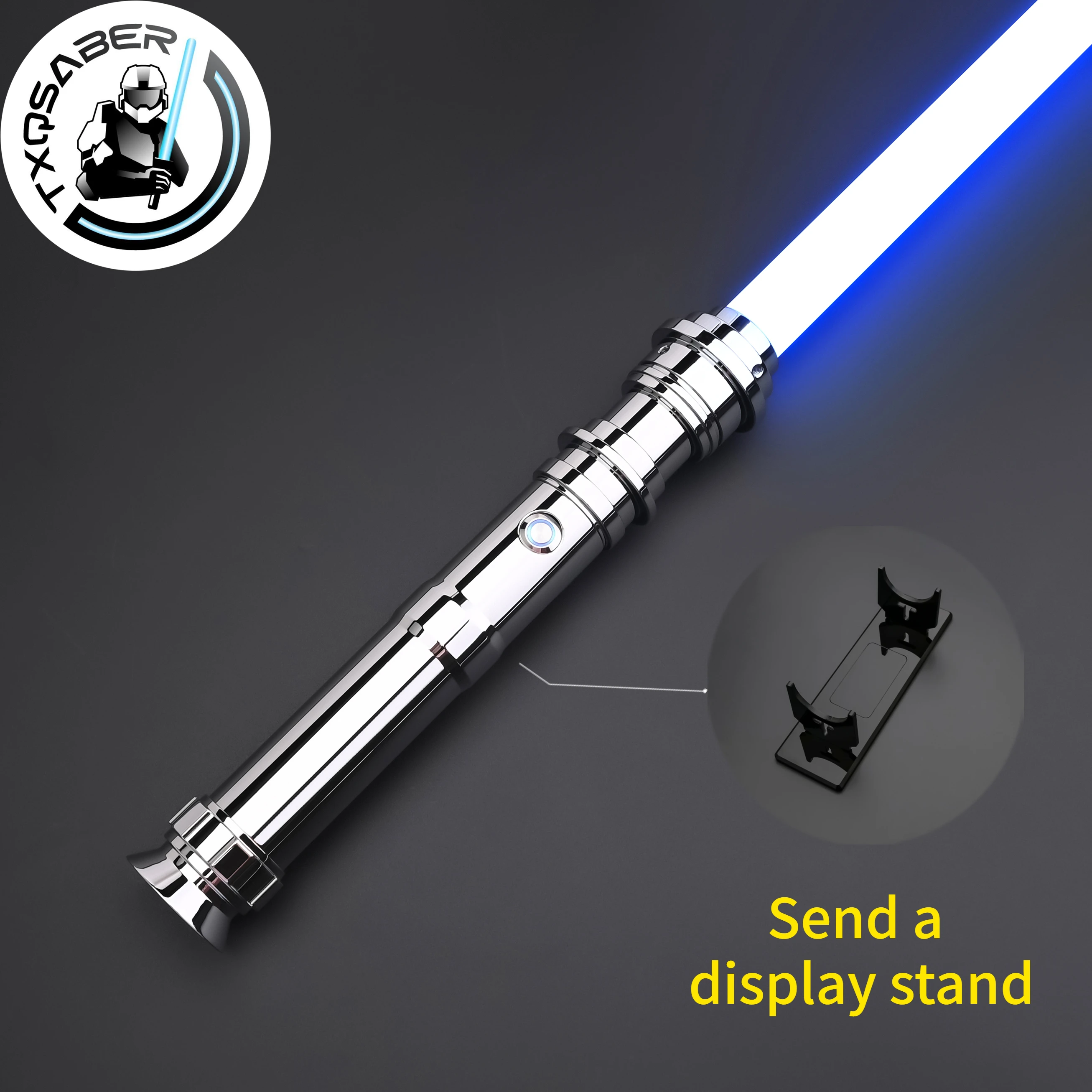 TXQSABER Designed Lightsaber Kyle SDRGB Pixel Light Sword Smooth Swing Blaster Metal Handle Light Sword Cosplay Toys for Adult