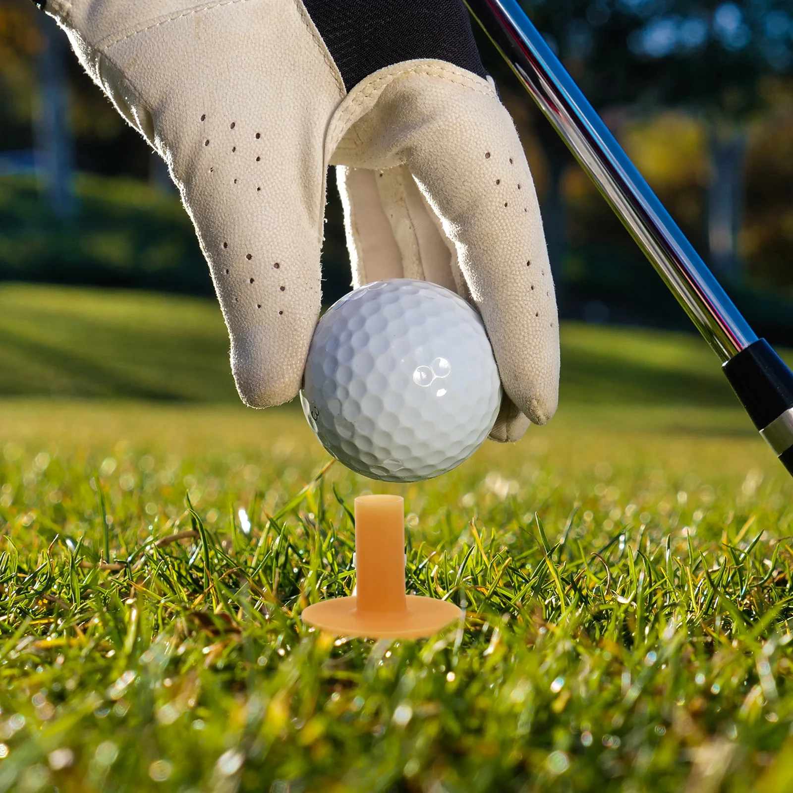 

4 Pcs Accessories Golf Ball Tees Beef Tendon for Mats Wear-resist Golfs
