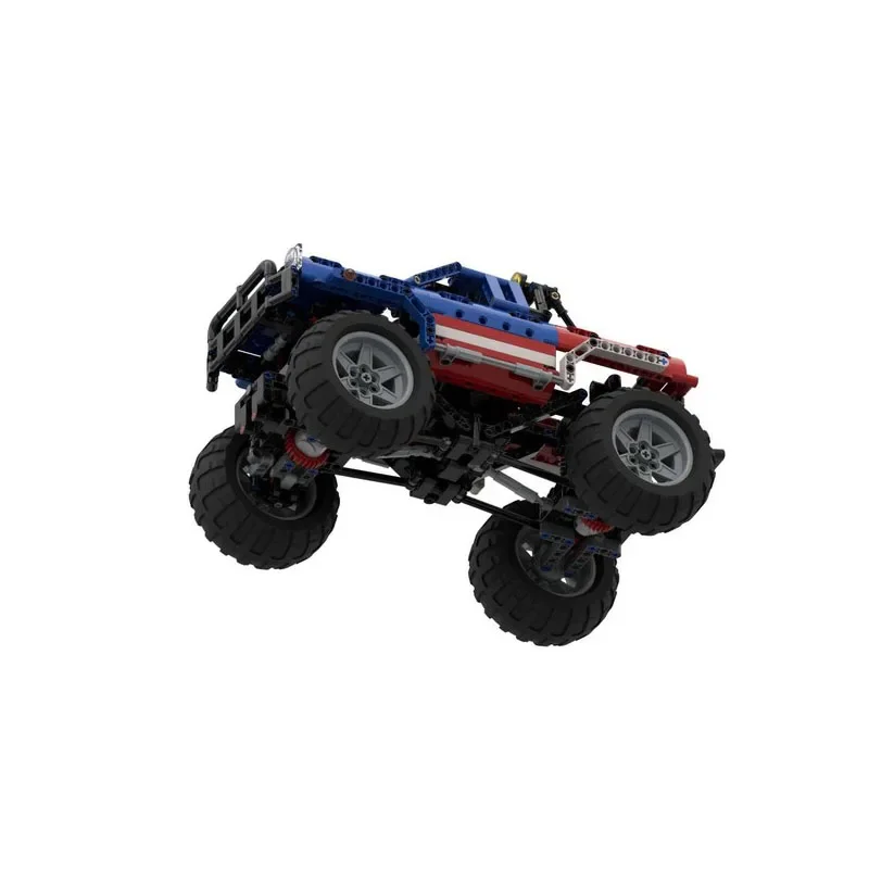 Off-Road Truck Assembly Model Toy para meninos, bloco de construção, quebra-cabeça, educação, aniversário, presente de Natal, ornamentos, MOC-187804, 637pcs