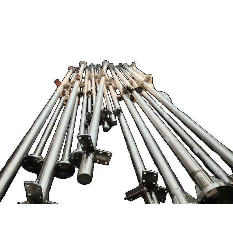 Corrosion-resistant stainless steel stirring shaft for large tanks