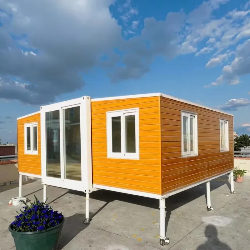 Prefab Tiny House 20ft 40ft Expandable Container House Prefabricated Mobile Container Home With Full Bathroom 2 3 Bedrooms
